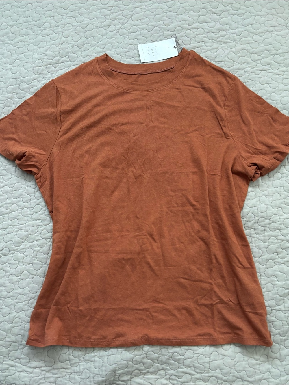 2 pk Bundle Orange Tee & Cream Tube Skirt both NWT - Picture 9 of 10